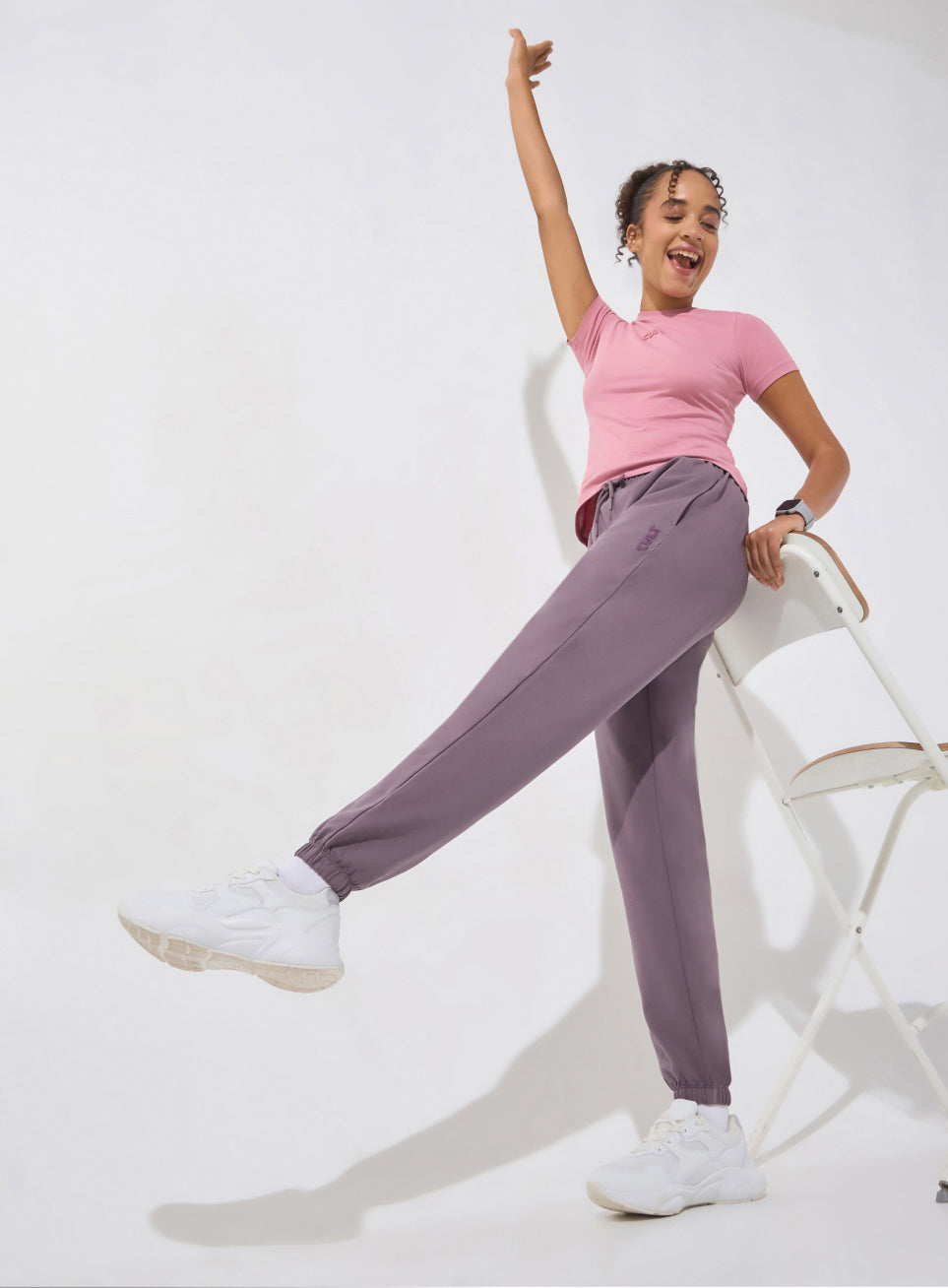 Women's Purple Soft Form Classic Joggers