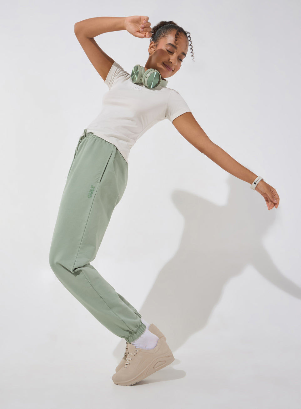 Women's Olive Soft Form Classic Joggers