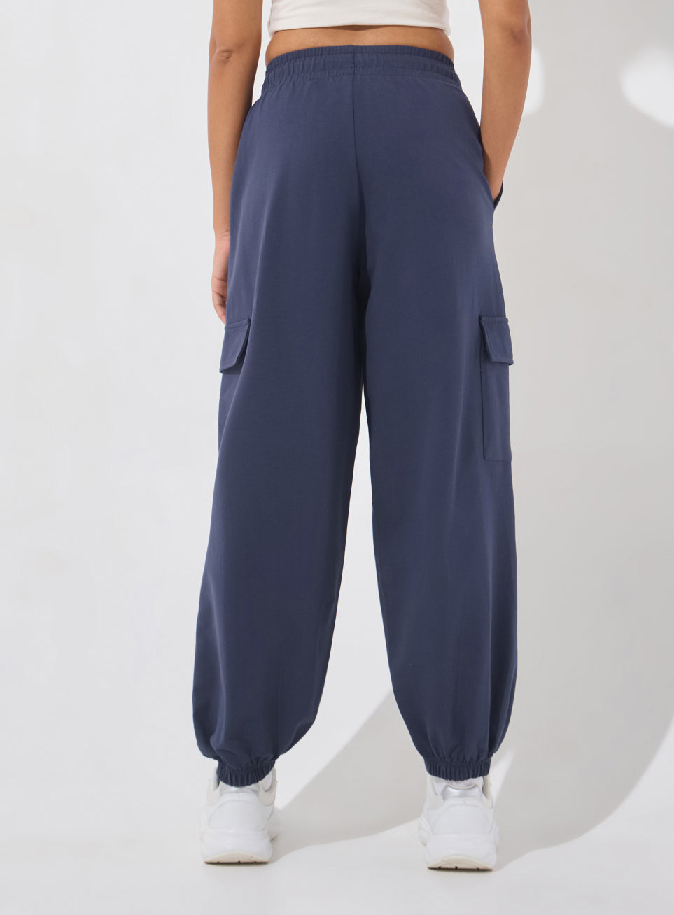 Women's Navy Soft Form Loose Fit Joggers