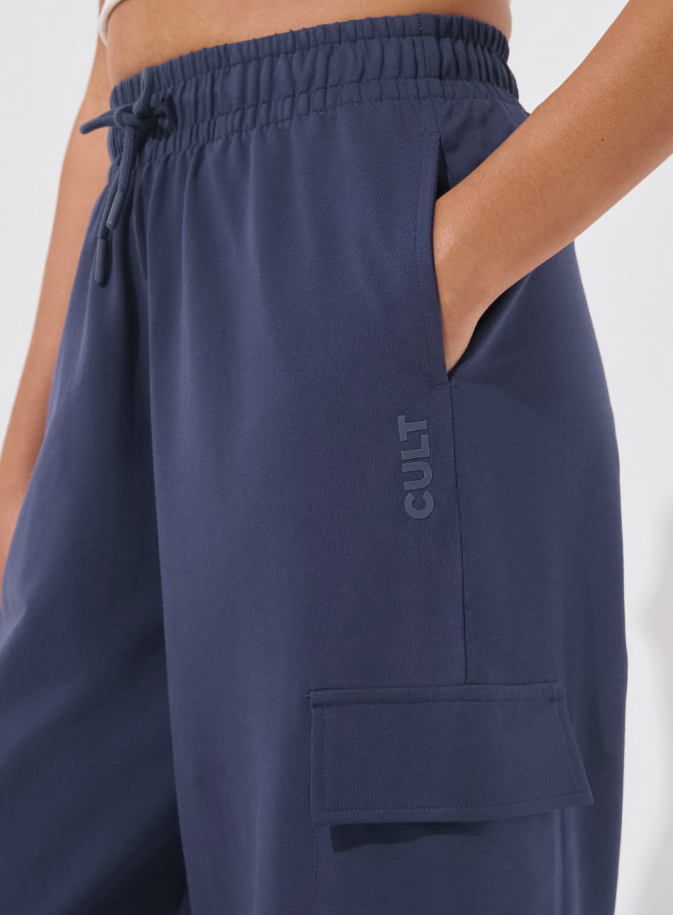 Women's Navy Soft Form Loose Fit Joggers