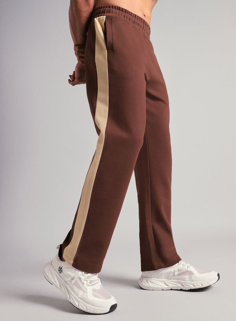Men's Brown Colourplay Trackpants