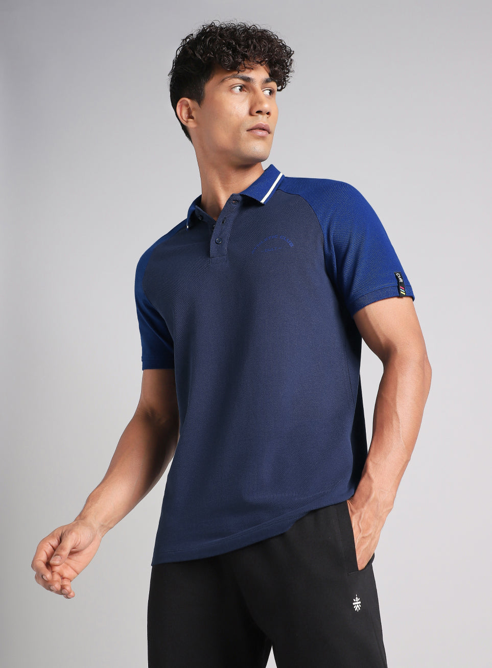 Men's Navy Athletic Club Polo T-Shirt