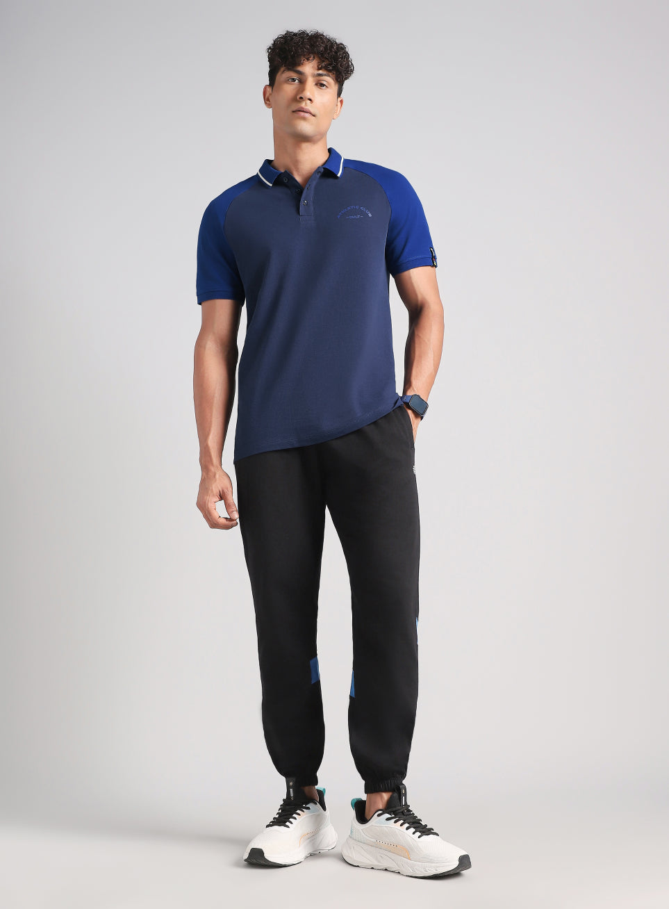 Men's Navy Athletic Club Polo T-Shirt