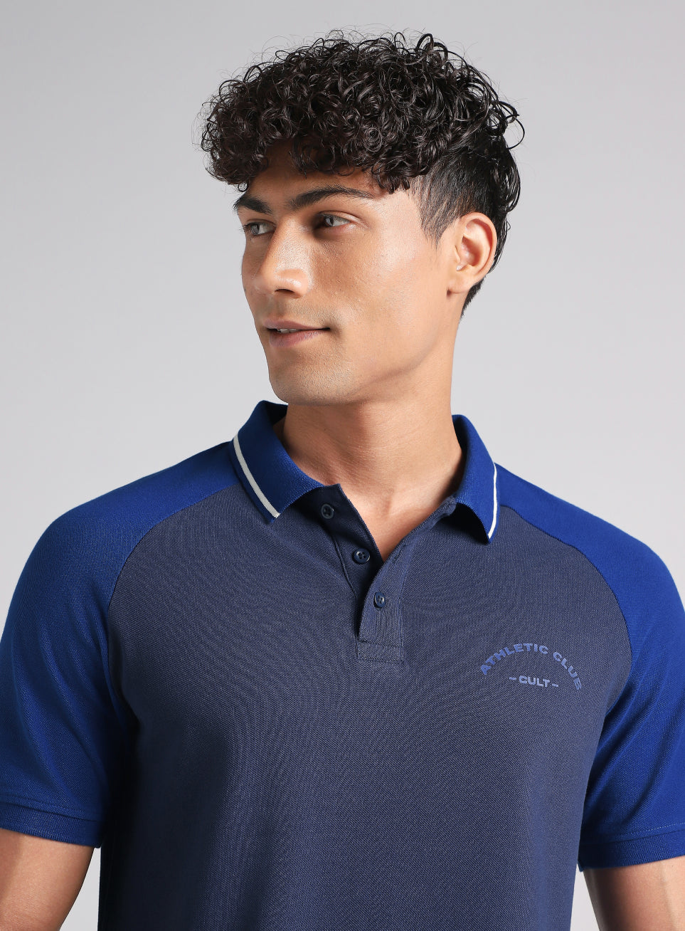 Men's Navy Athletic Club Polo T-Shirt