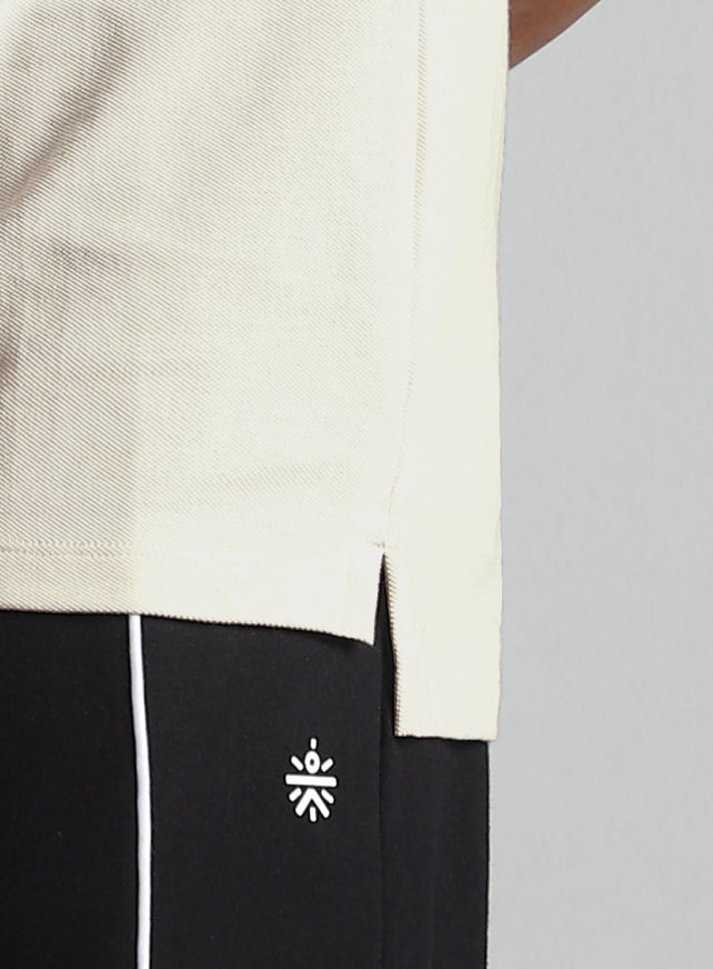 Men's Off White Athletic Club Polo T-Shirt