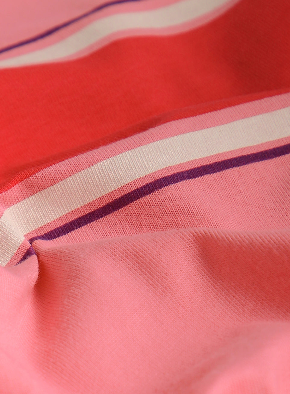 Women's Pink Pop Block Playful Relaxed Fit T-shirt