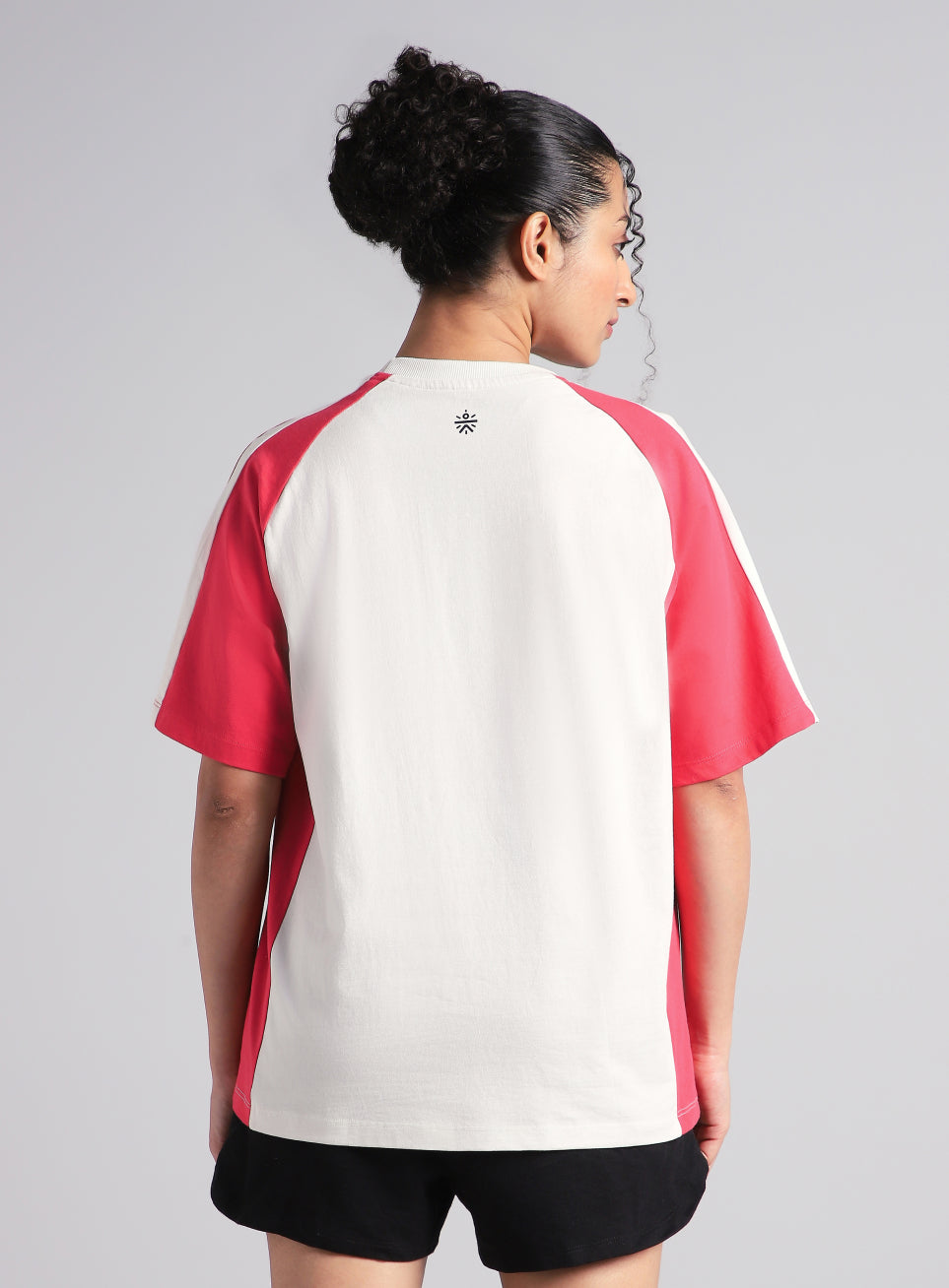 Women's Off White Classic Power Block Oversized Fit T-shirt