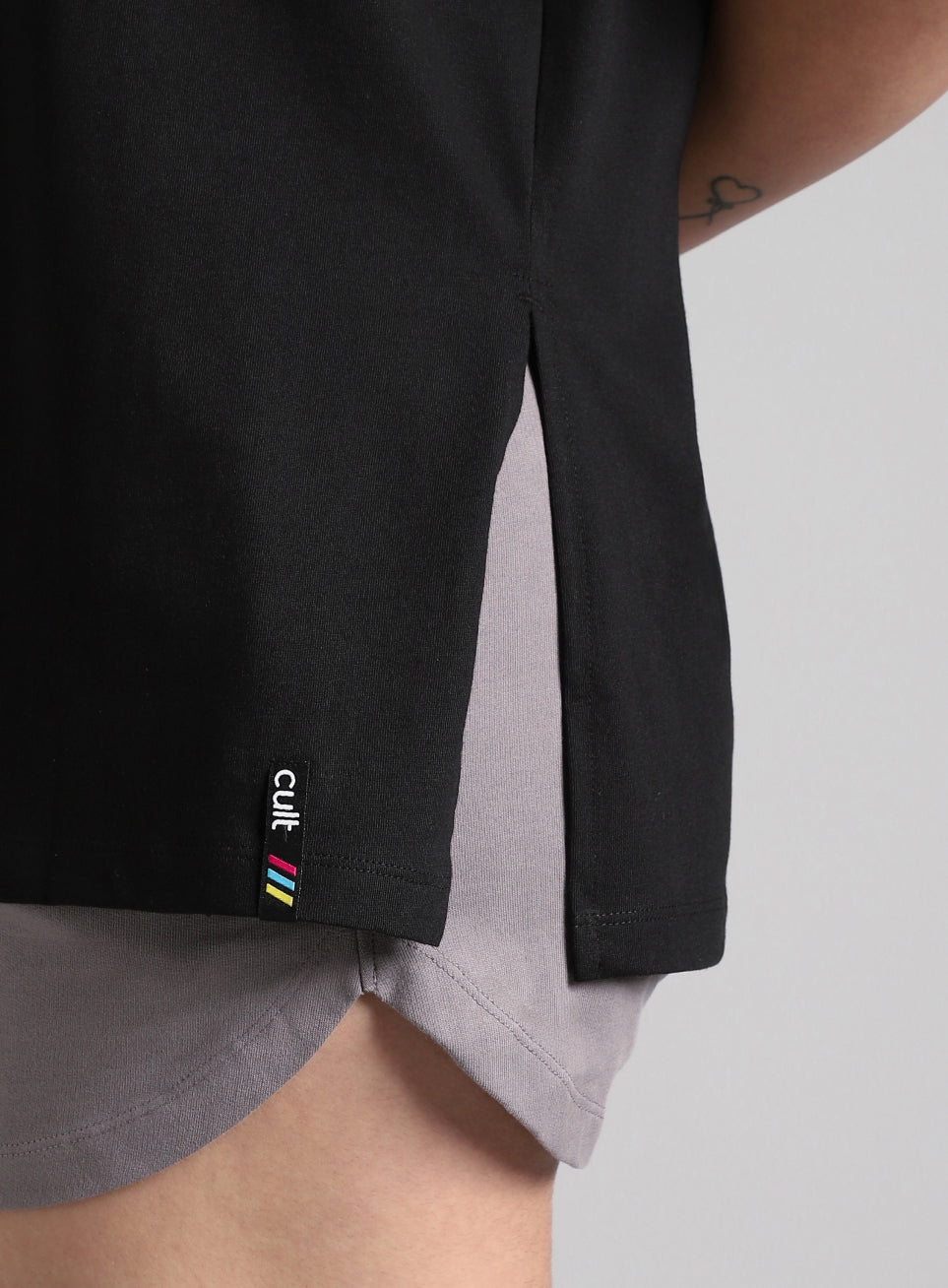 Women's Black Cult Classic Oversized Fit T-shirt