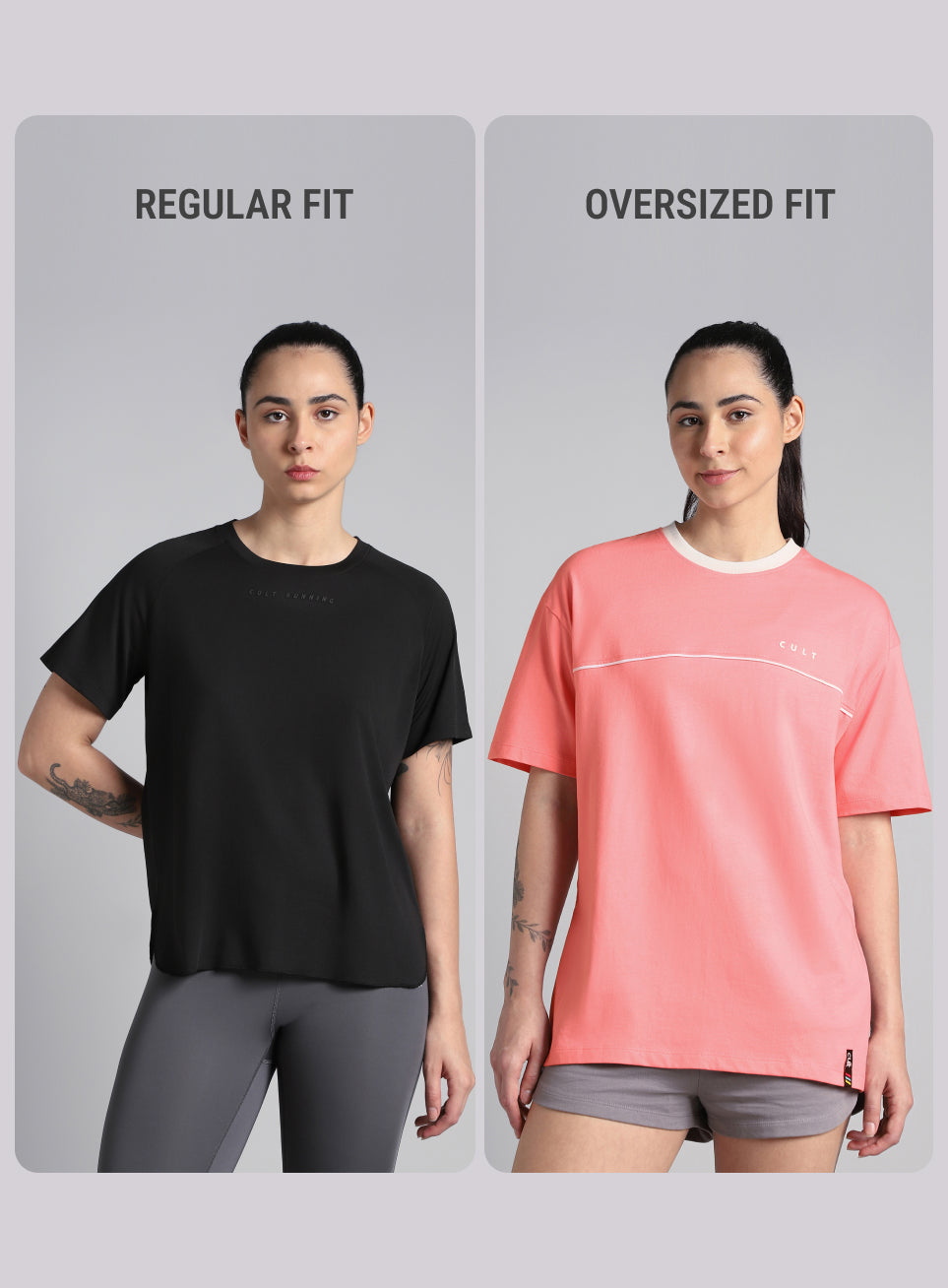 Women's Pink Cult Classic Oversized Fit T-shirt