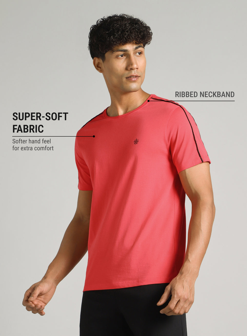 Men's Red Everyday Play T-shirt
