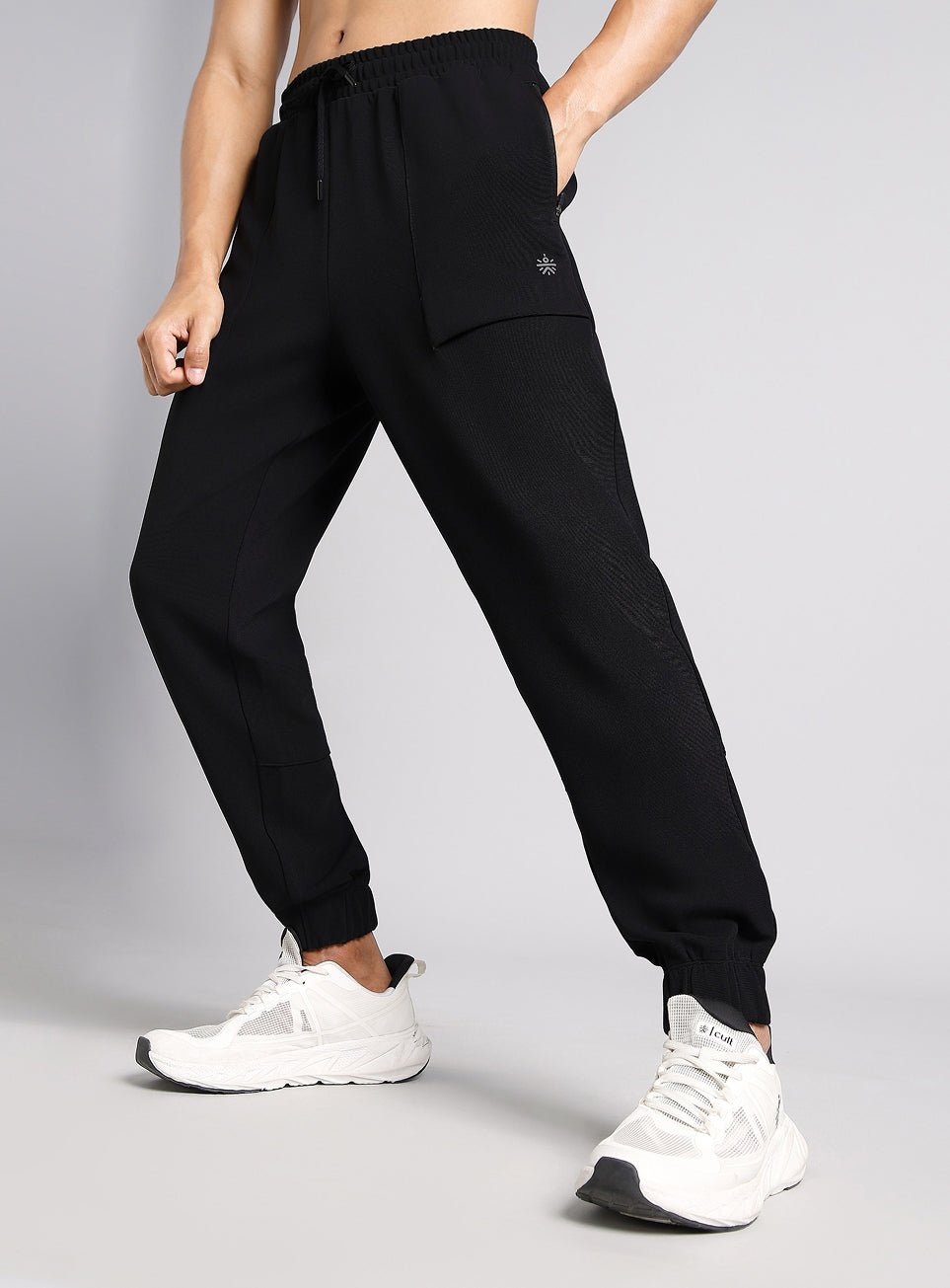 Men's Terrain Black Running Joggers