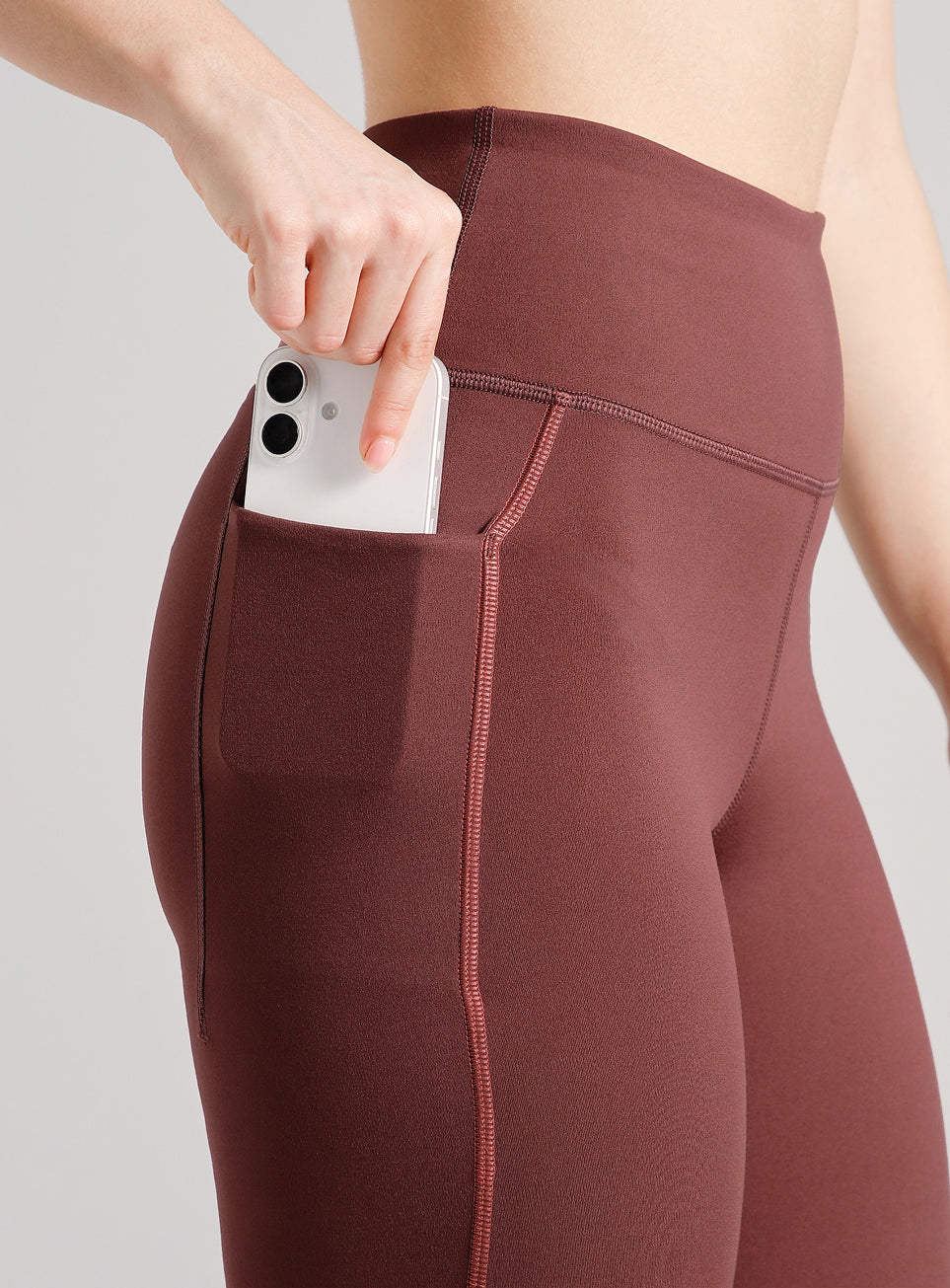 Women's Brown Power Pop Training Flarepants