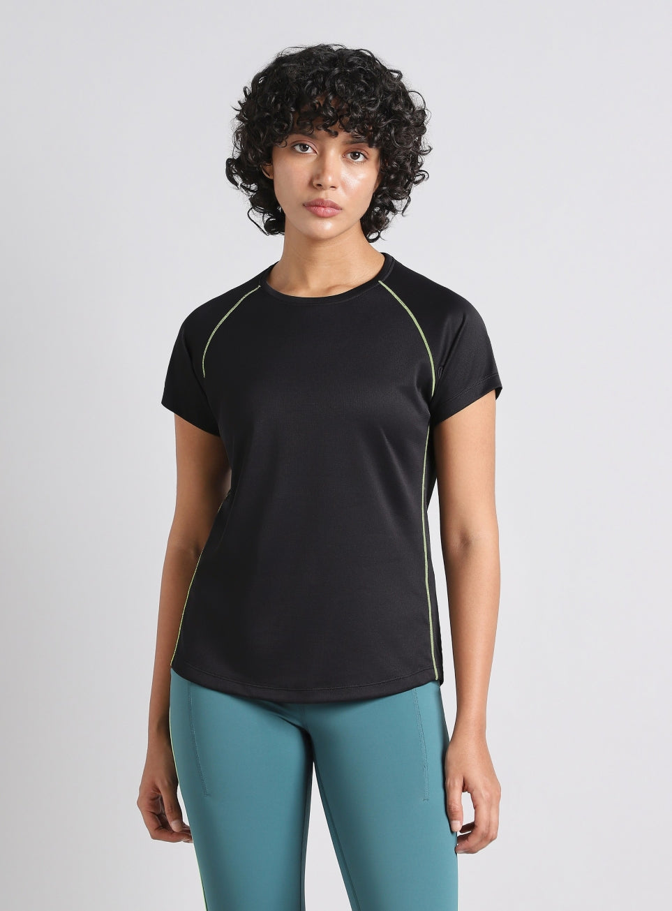Women's Black Train All Format T-shirt