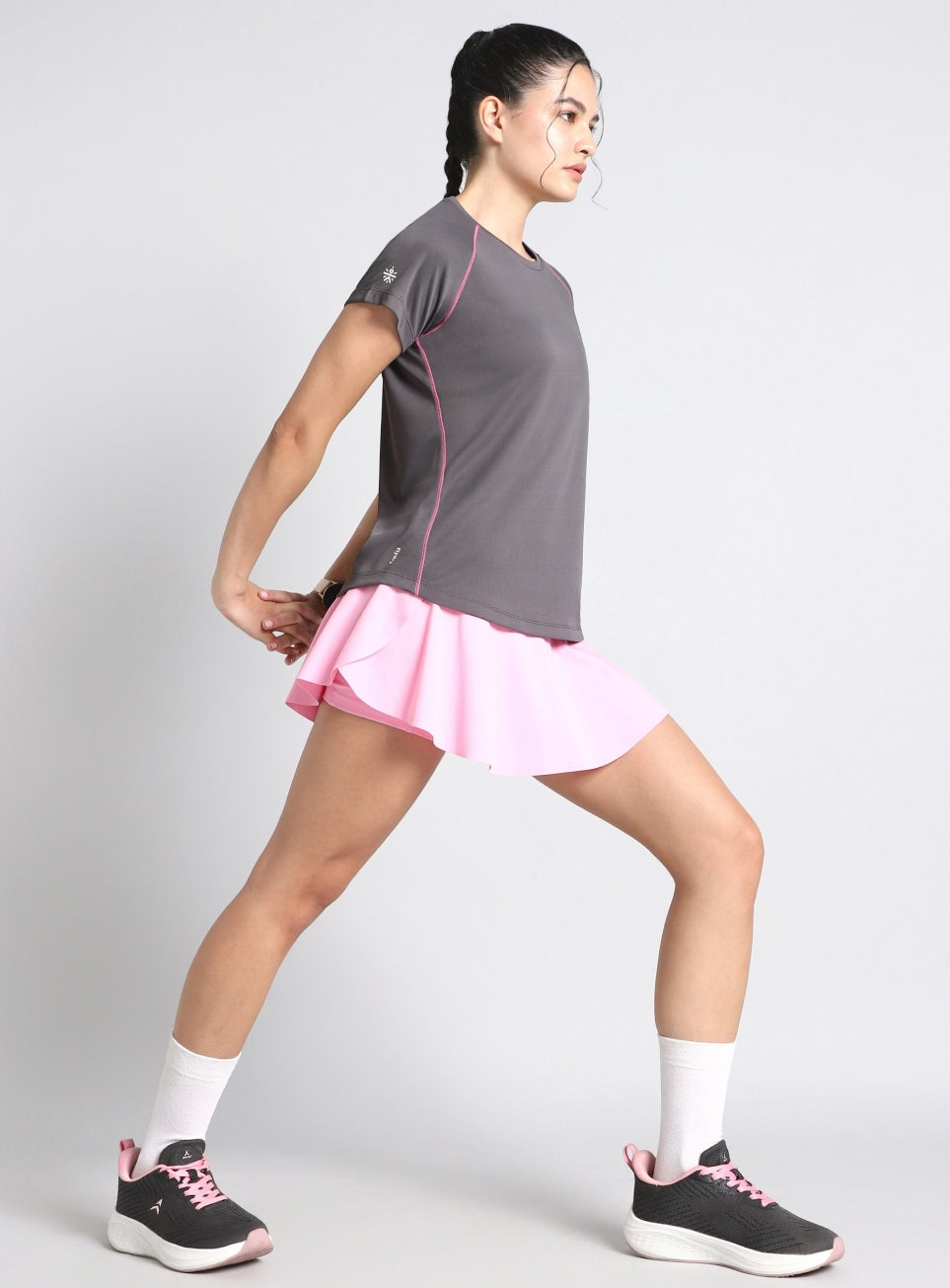 Women's Grey Train All Format T-shirt