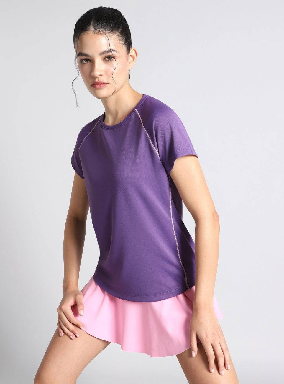Women's Purple Train All Format T-shirt