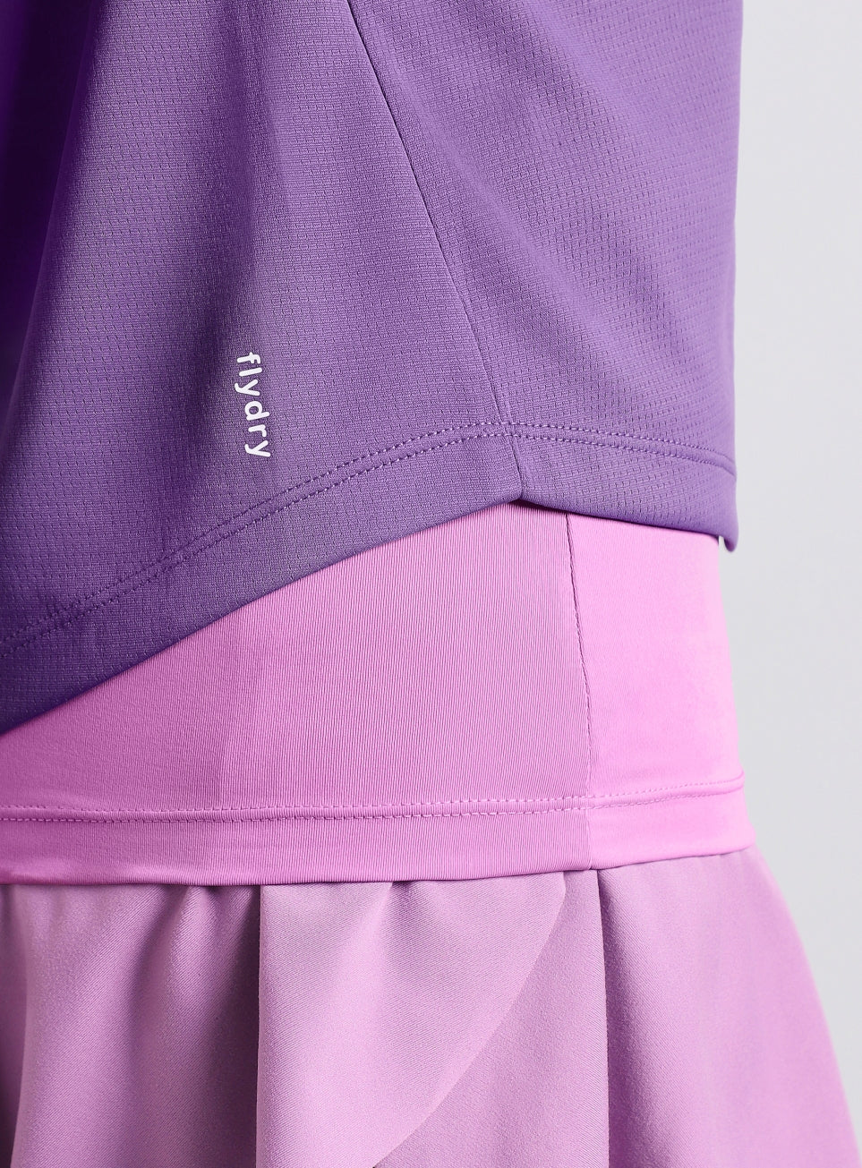 Women's Purple Tank Layered Training T-shirt