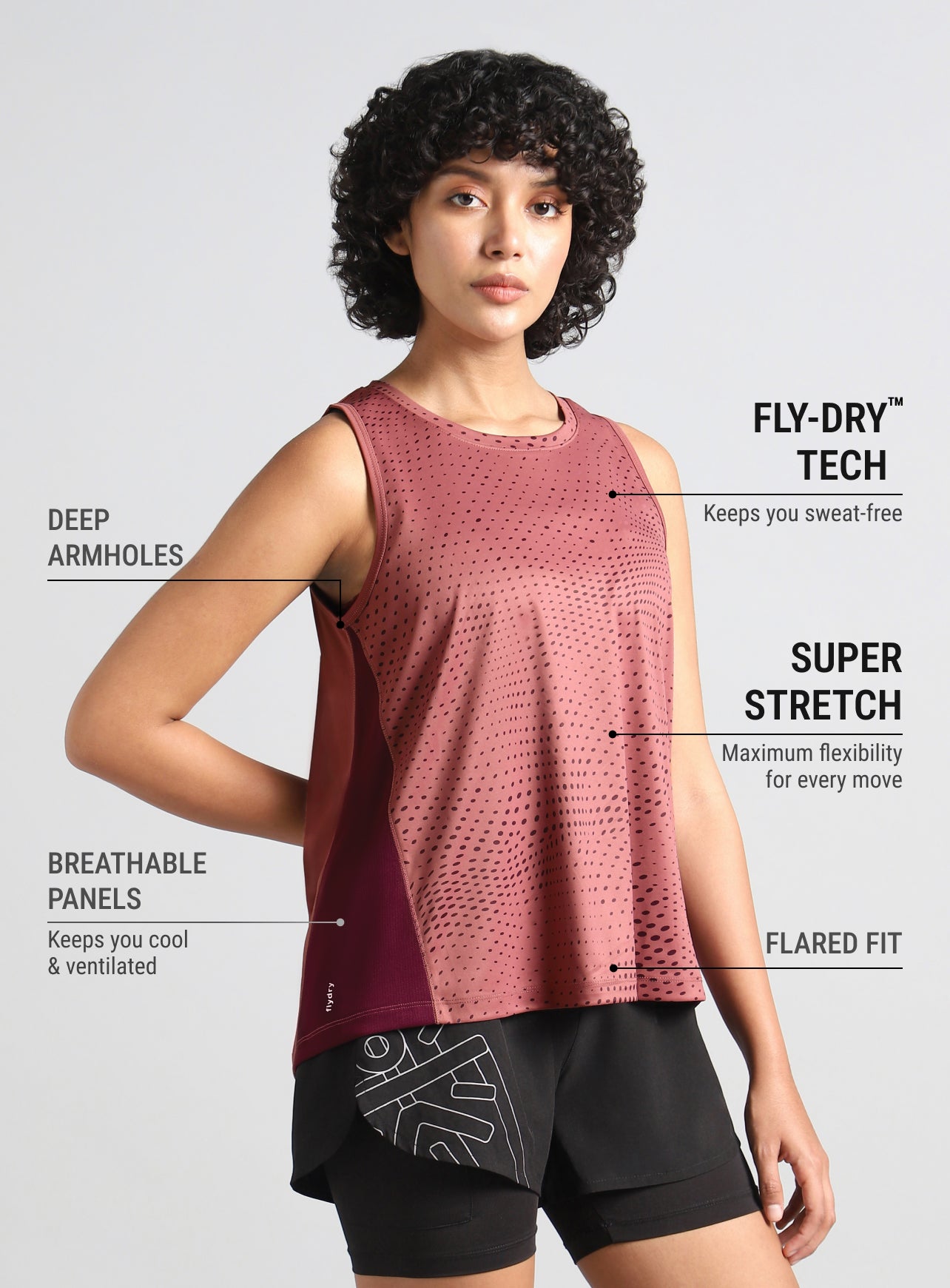 Women's Rust Dynamic Move Training Tank