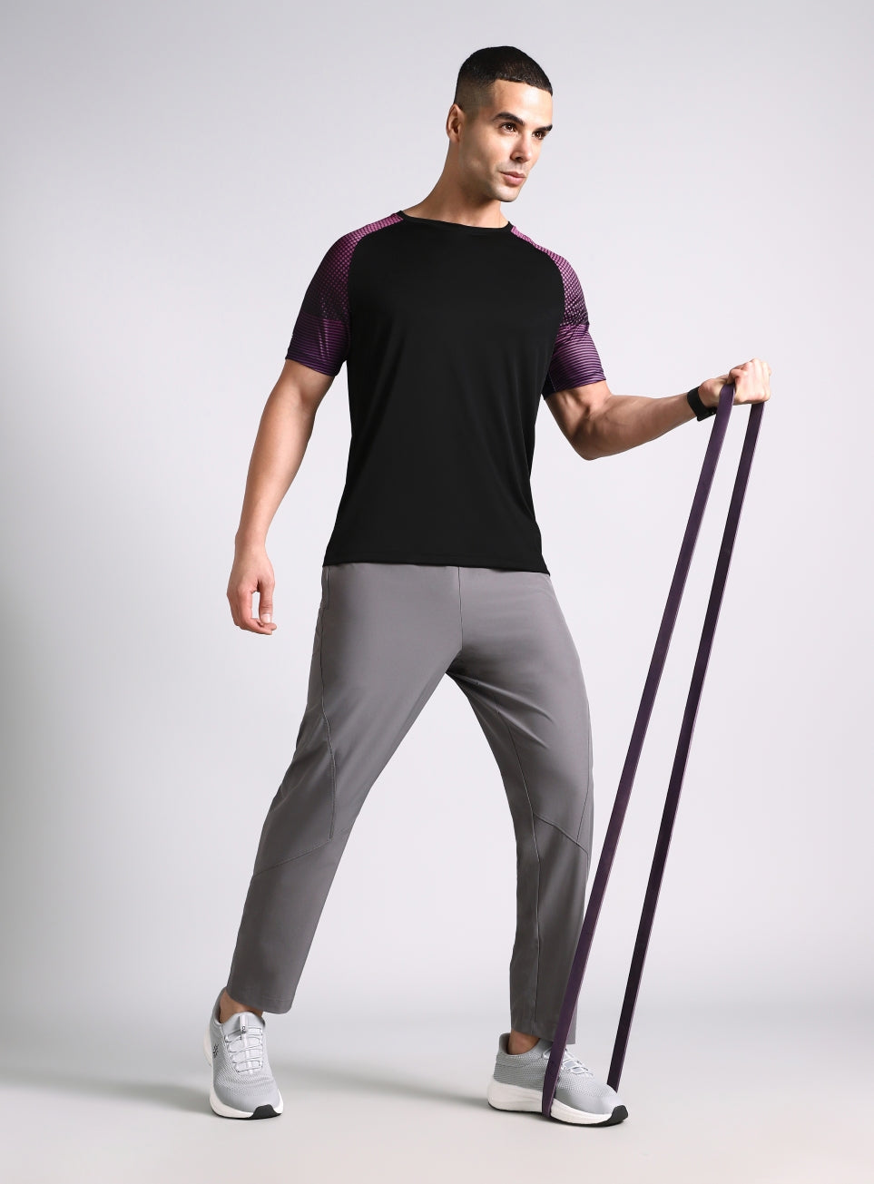 Men's Black Pop Up Training Essential T-shirt
