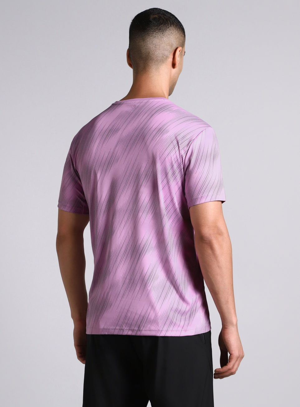 Men's Purple Urban Camo Run Pacer T-shirt