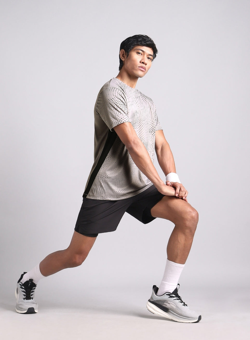 Men's Grey Dynamic Move Training T-shirt