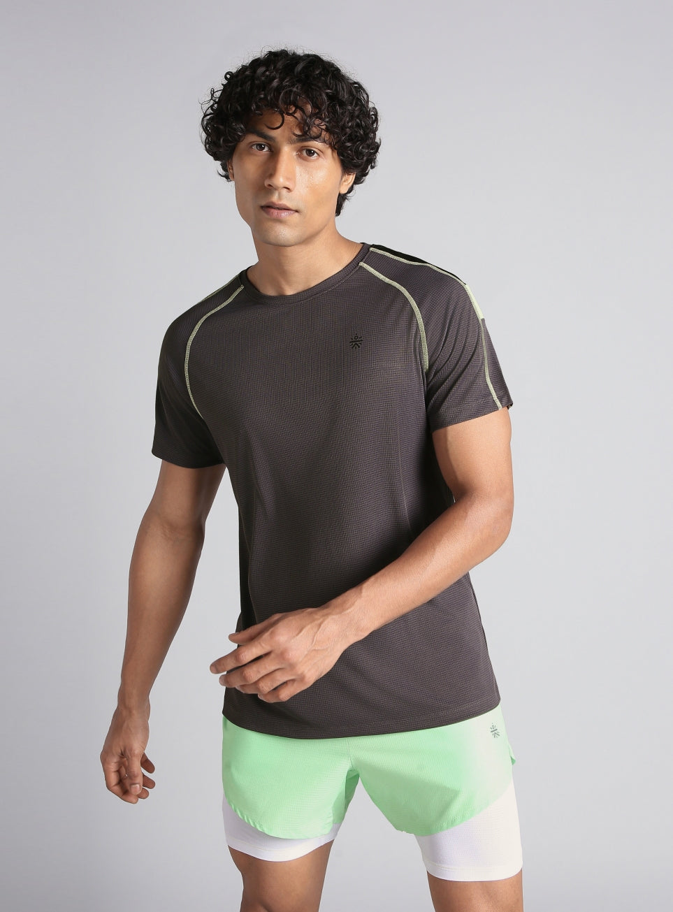 Men's All Format Dark Grey High Performance T-Shirt