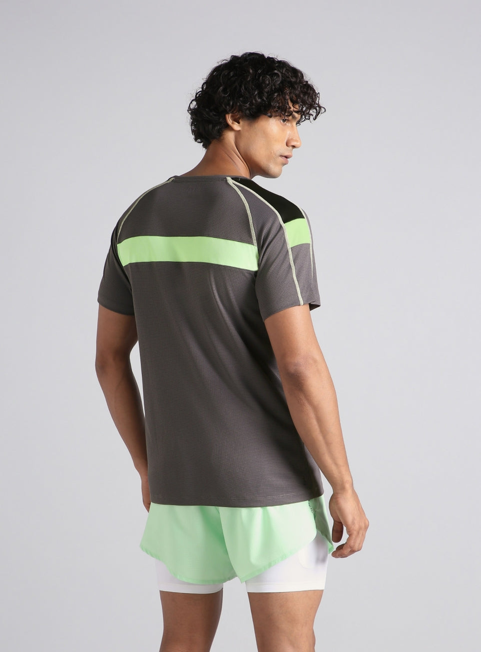 Men's All Format Dark Grey High Performance T-Shirt