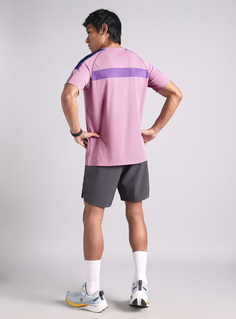 Men's All Format Purple High Performance T-Shirt