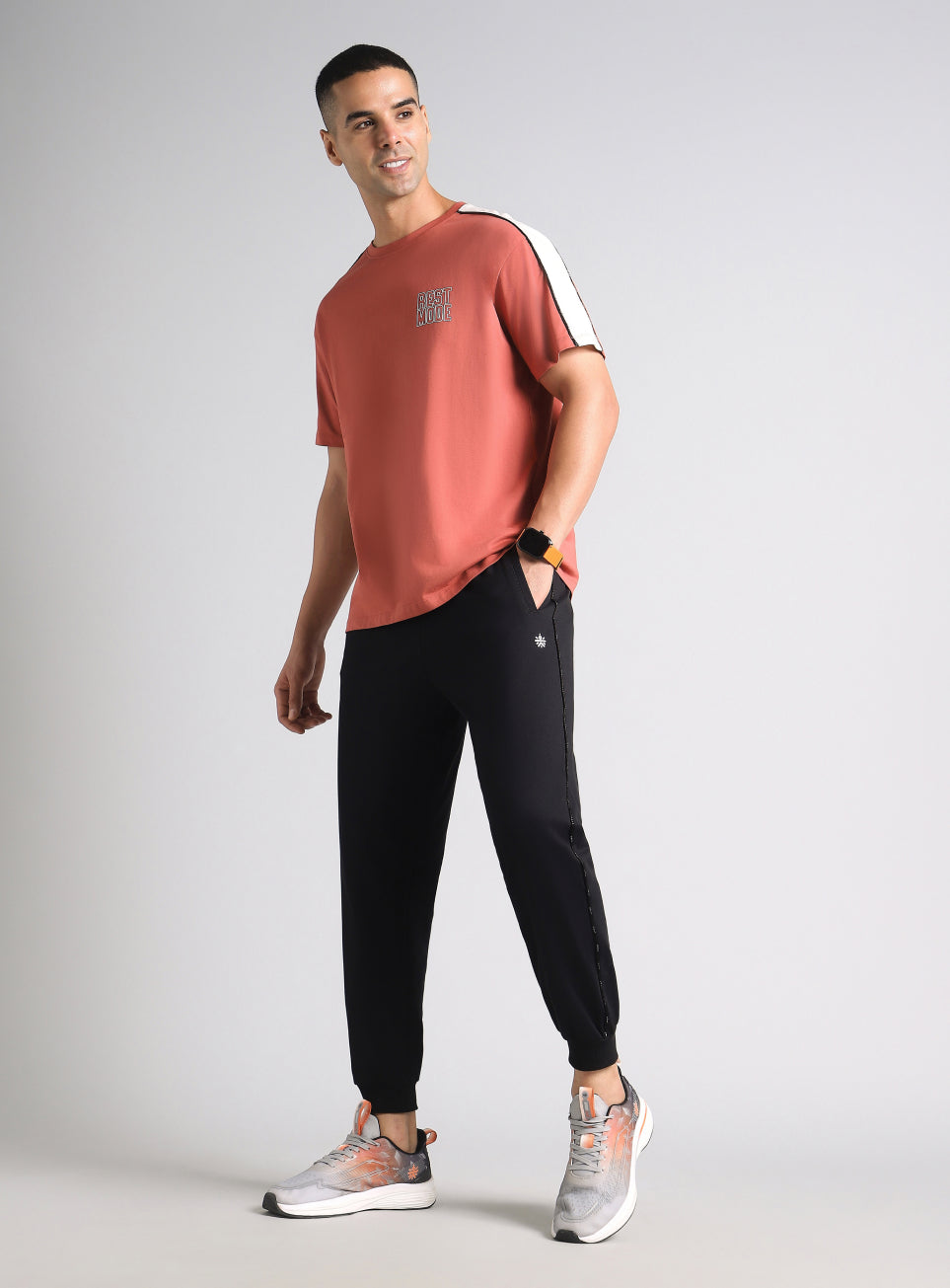 Men's Black Cult Everyday Relaxed Fit Joggers