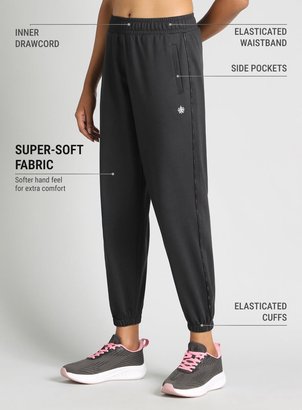 Women's Black Cult Play Joggers