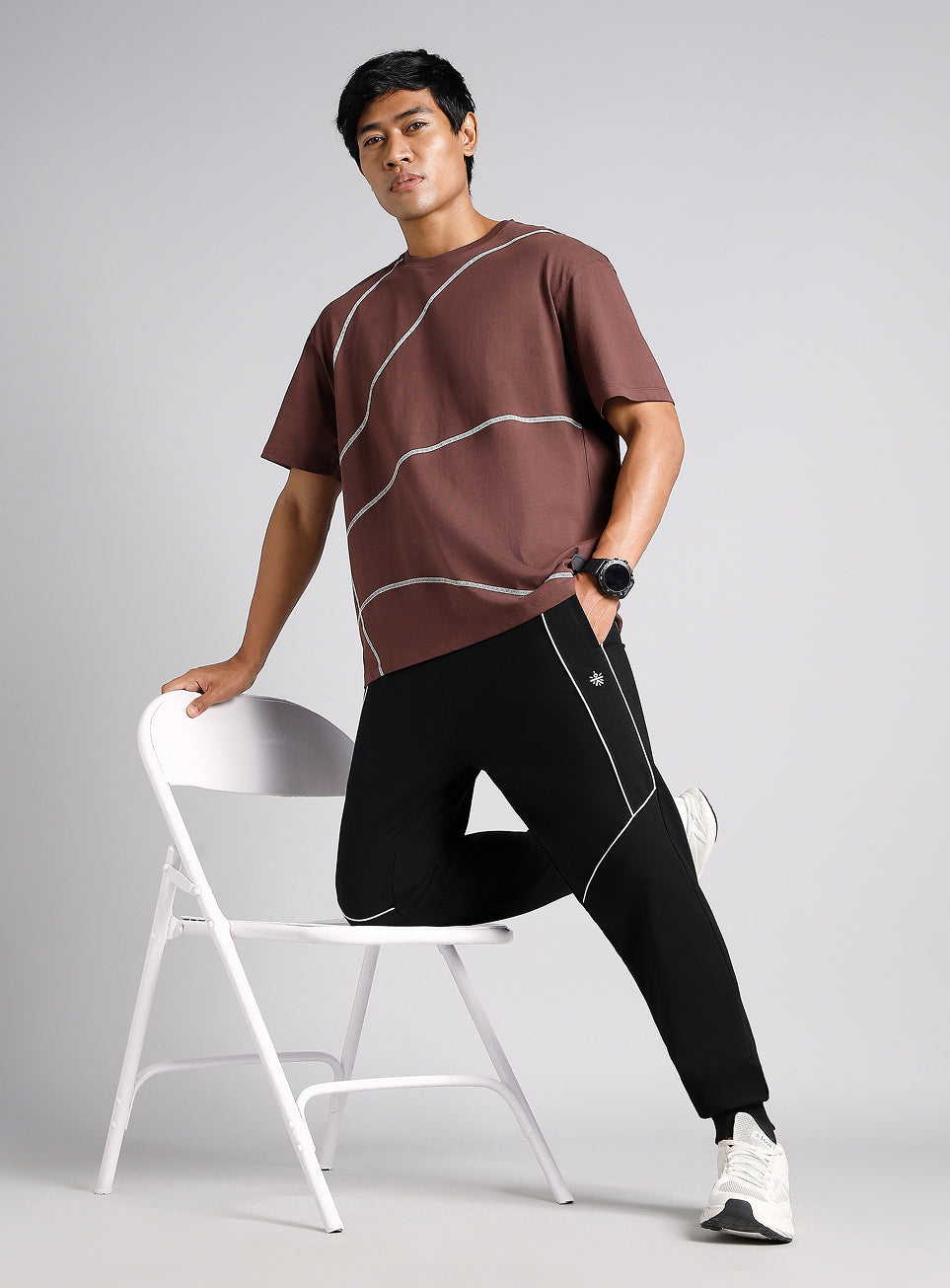 Men's Black Signature Sports Joggers
