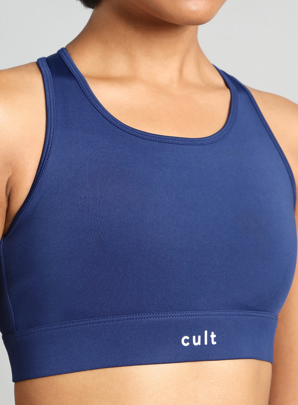 Women's Navy Training Criss Cross High Support Bra