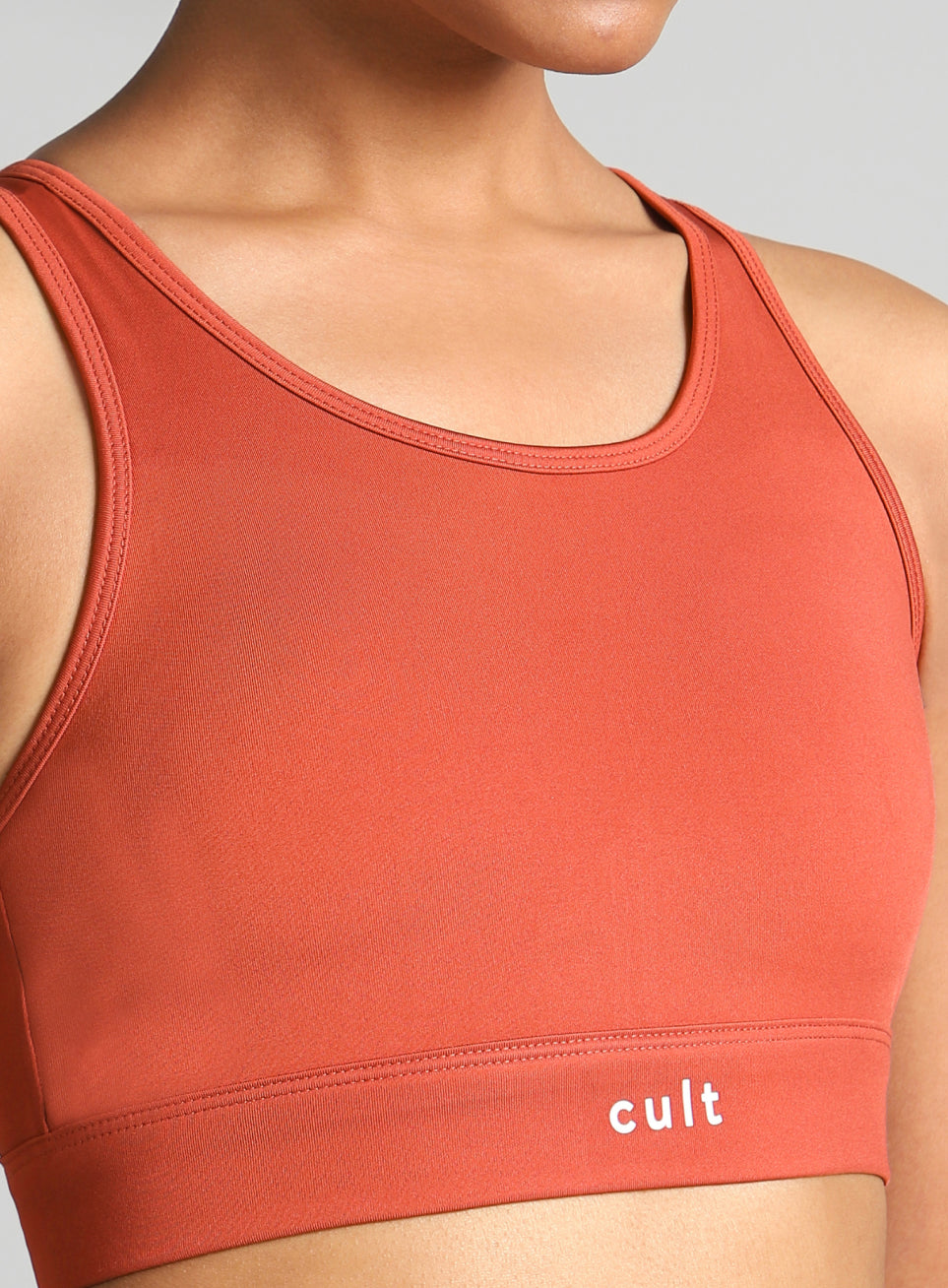 Women's Rust Training Criss Cross High Support Bra