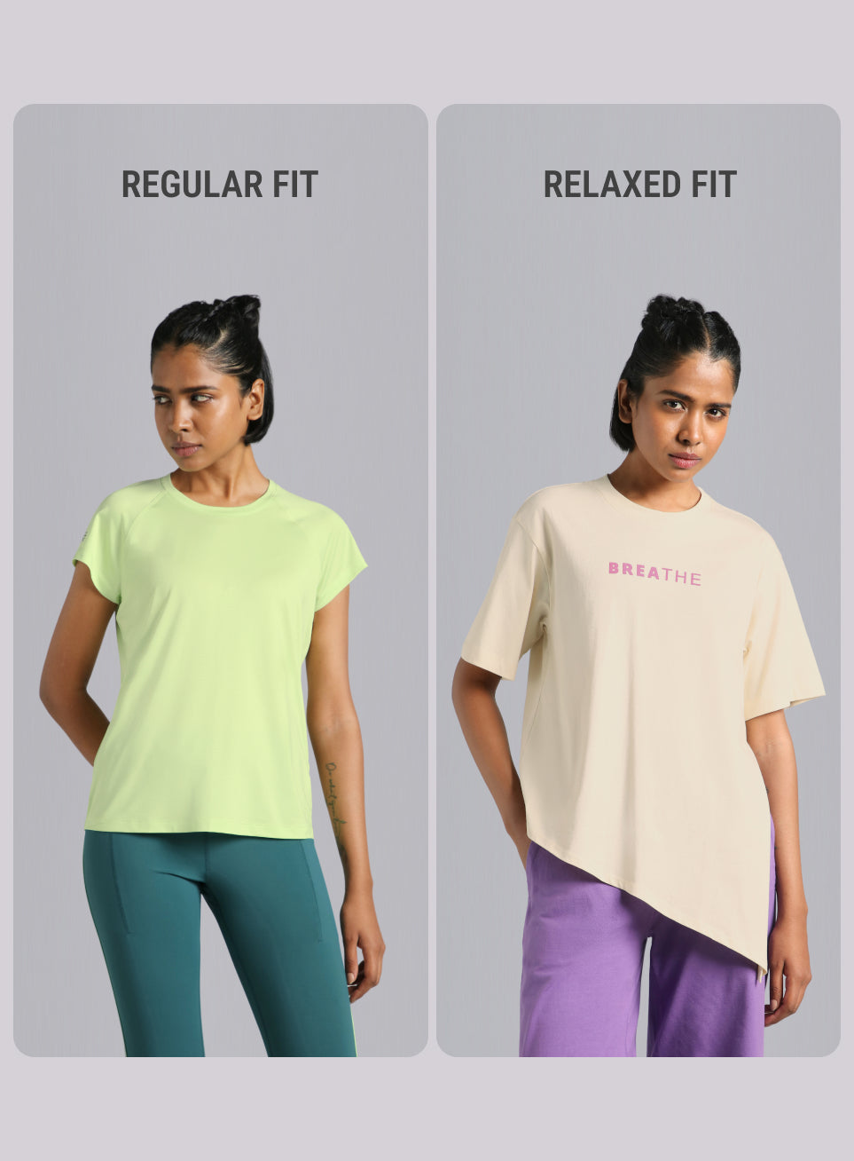 Women's Off White Flow Side Tie Up Relaxed fit T-shirt