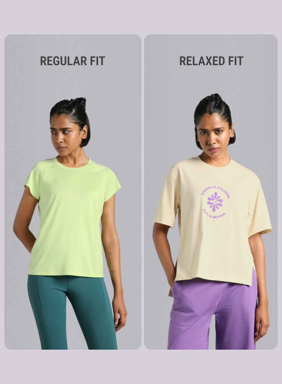 Women's Off White Flow and Flare Relaxed fit T-shirt