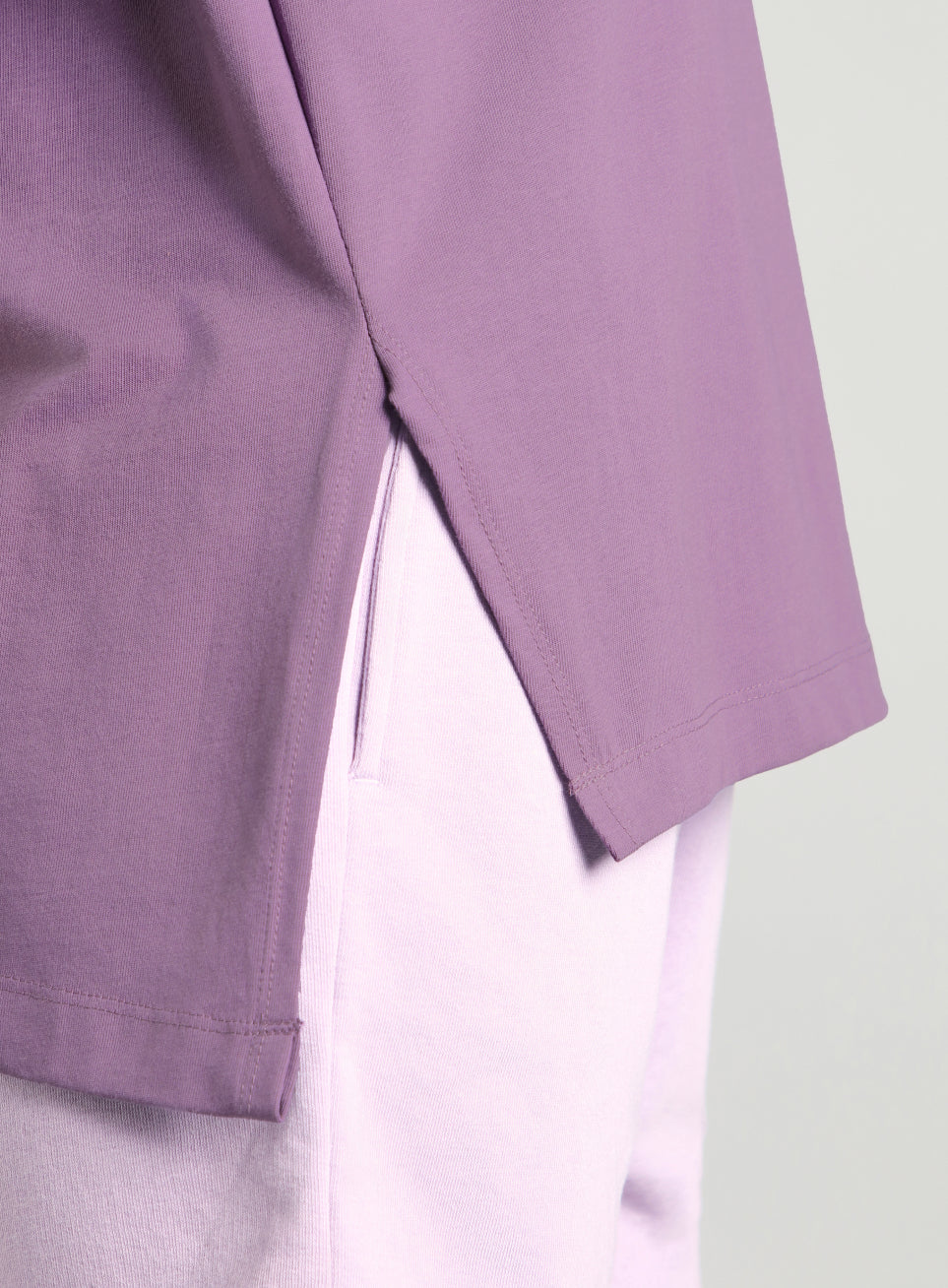 Women's Purple Flow and Flare Relaxed fit T-shirt