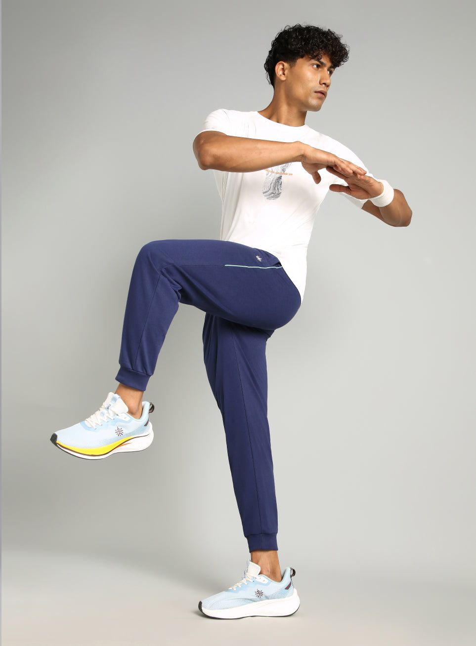 Men's Navy Edge Line Training Joggers
