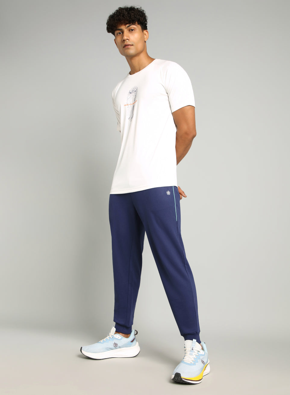 Men's Navy Edge Line Training Joggers