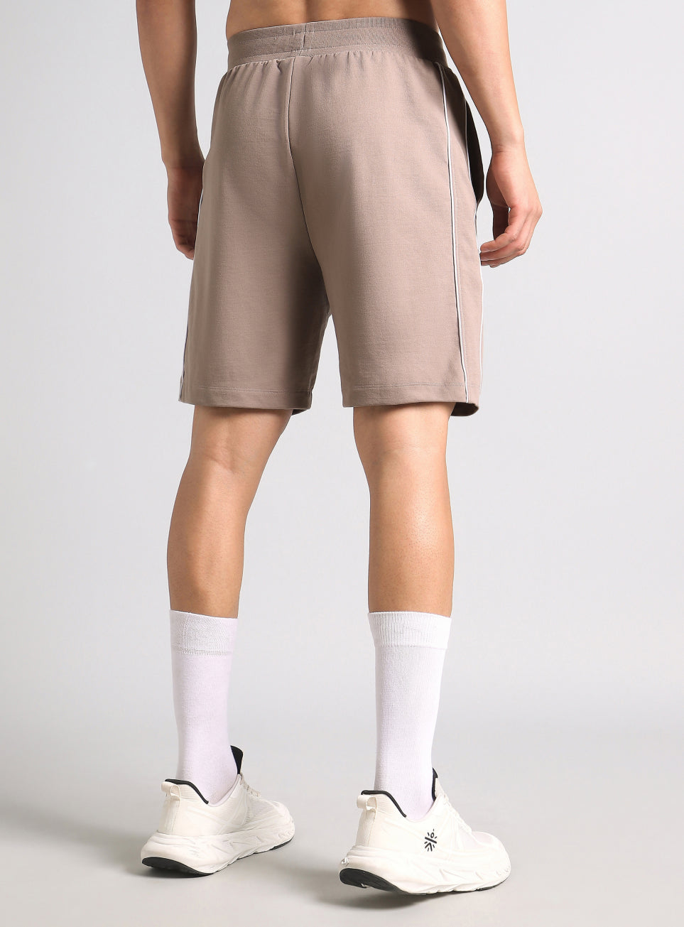 Men's Khaki Edge Line Training Shorts