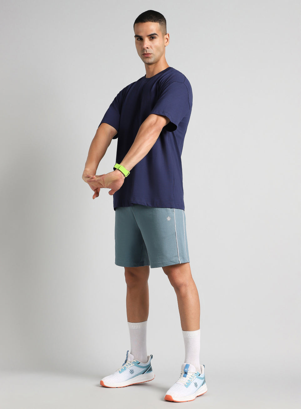 Men's Blue Edge Line Training Shorts
