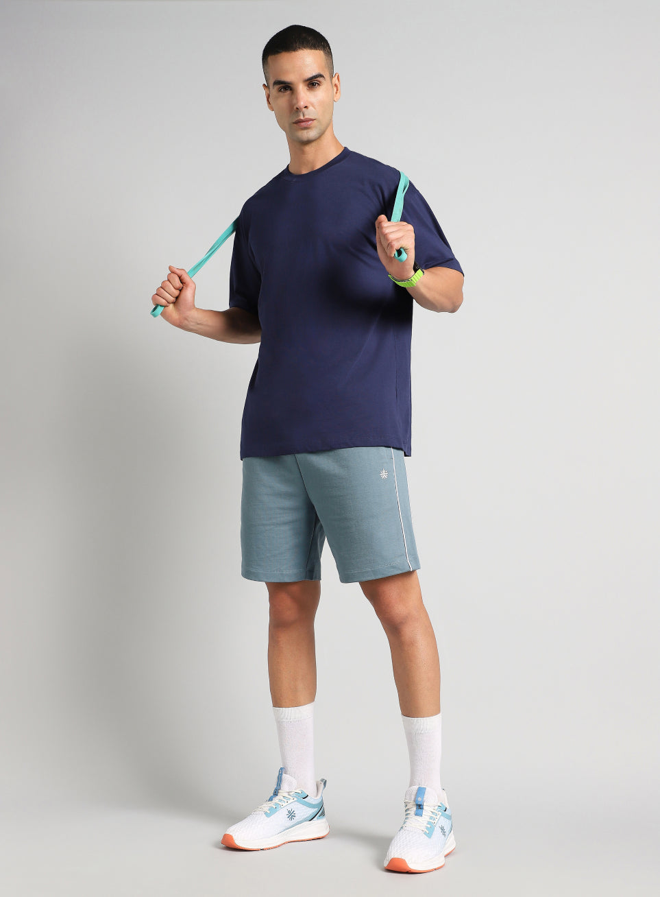 Men's Blue Edge Line Training Shorts