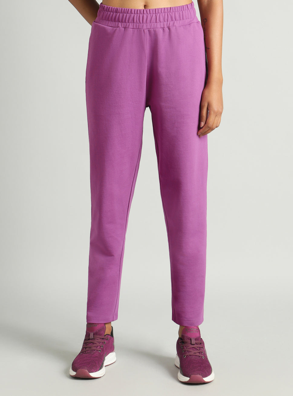 Women's Pink Easy Move Training Trackpants