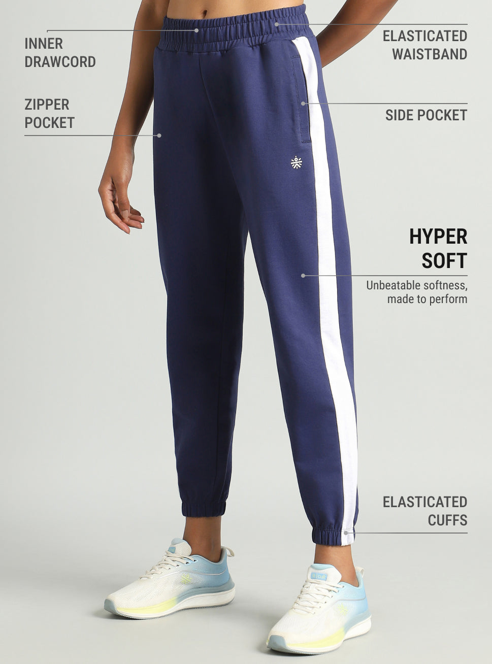Women's Blue Sculpt Training Joggers