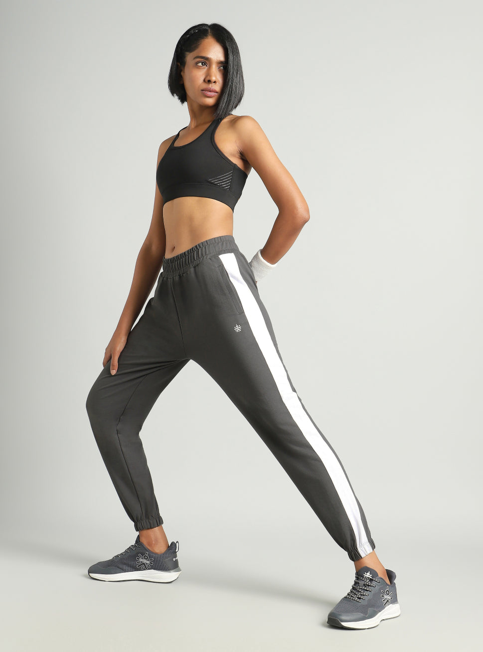 Women's Grey Sculpt Training Joggers