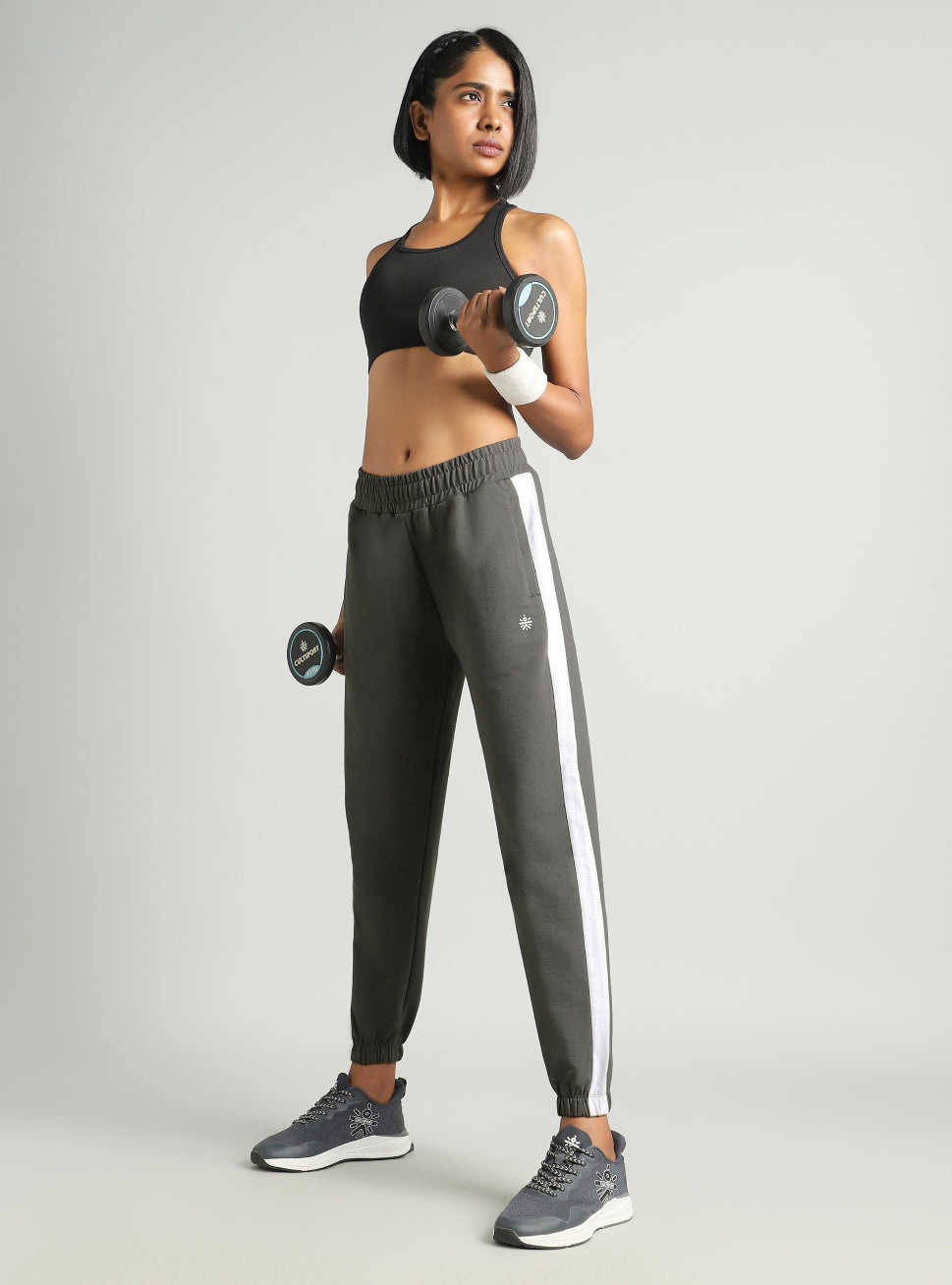 Women's Grey Sculpt Training Joggers