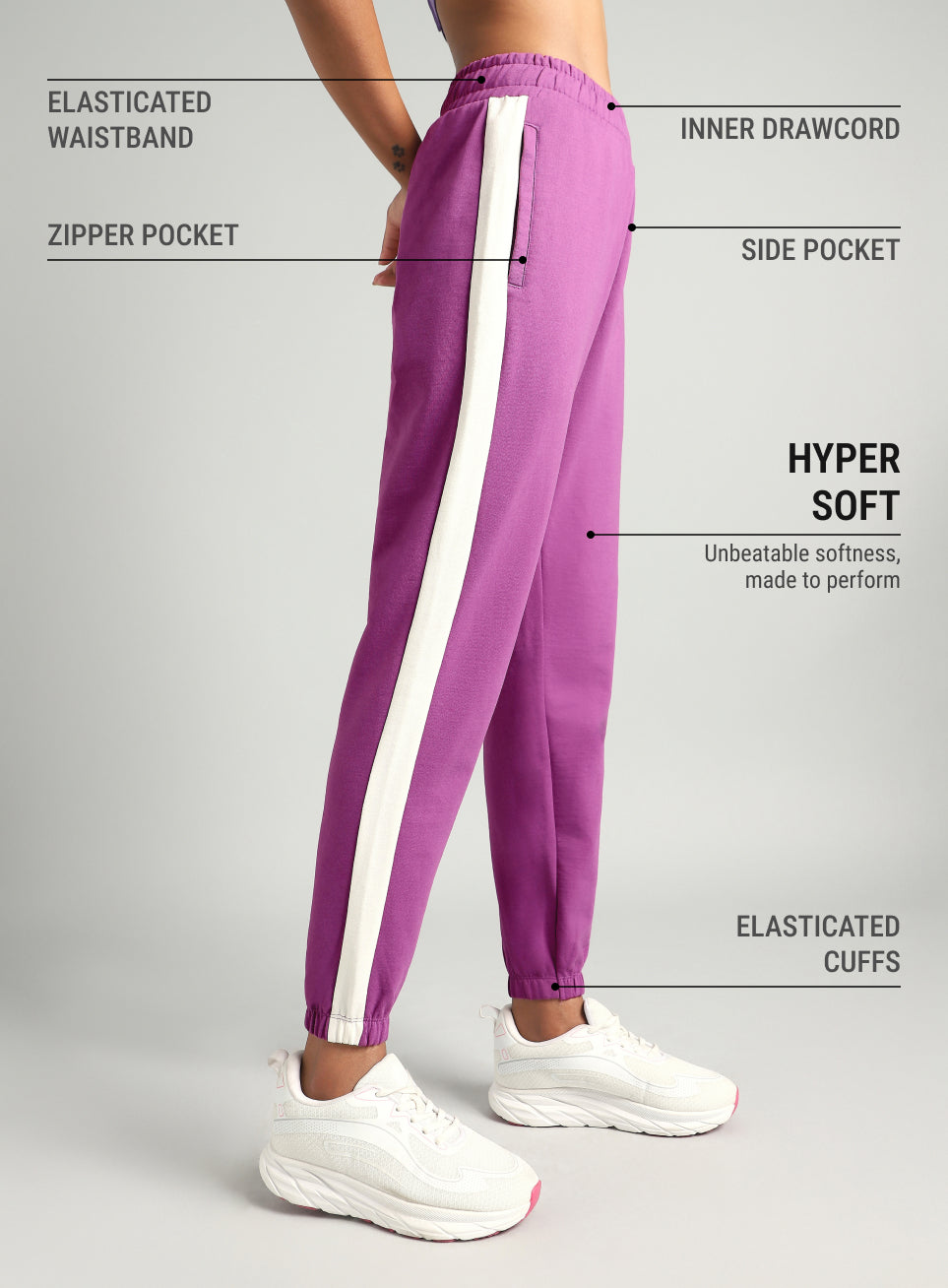 Women's Pink Sculpt Training Joggers