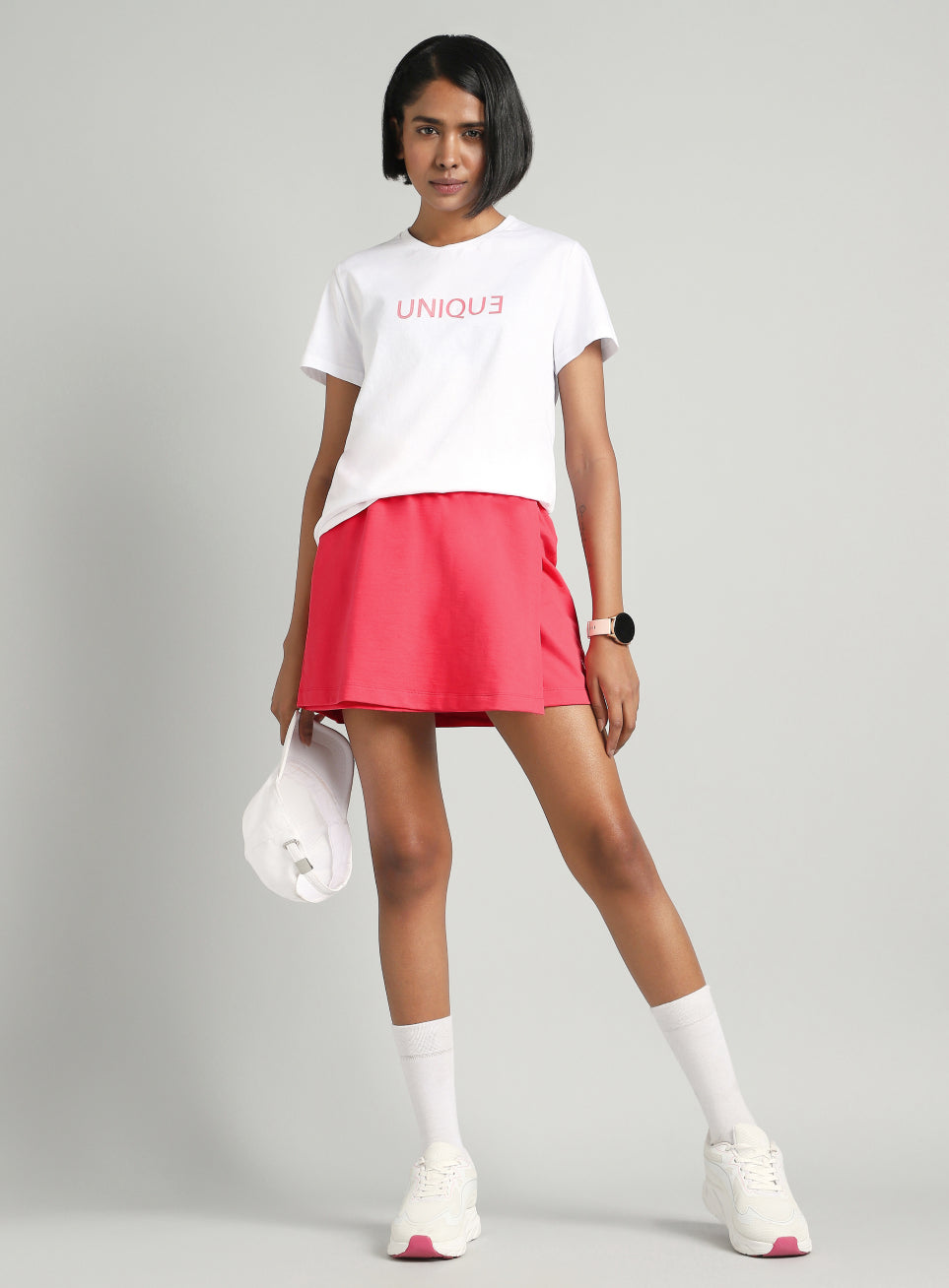 Women's Red All Day Play Skirt