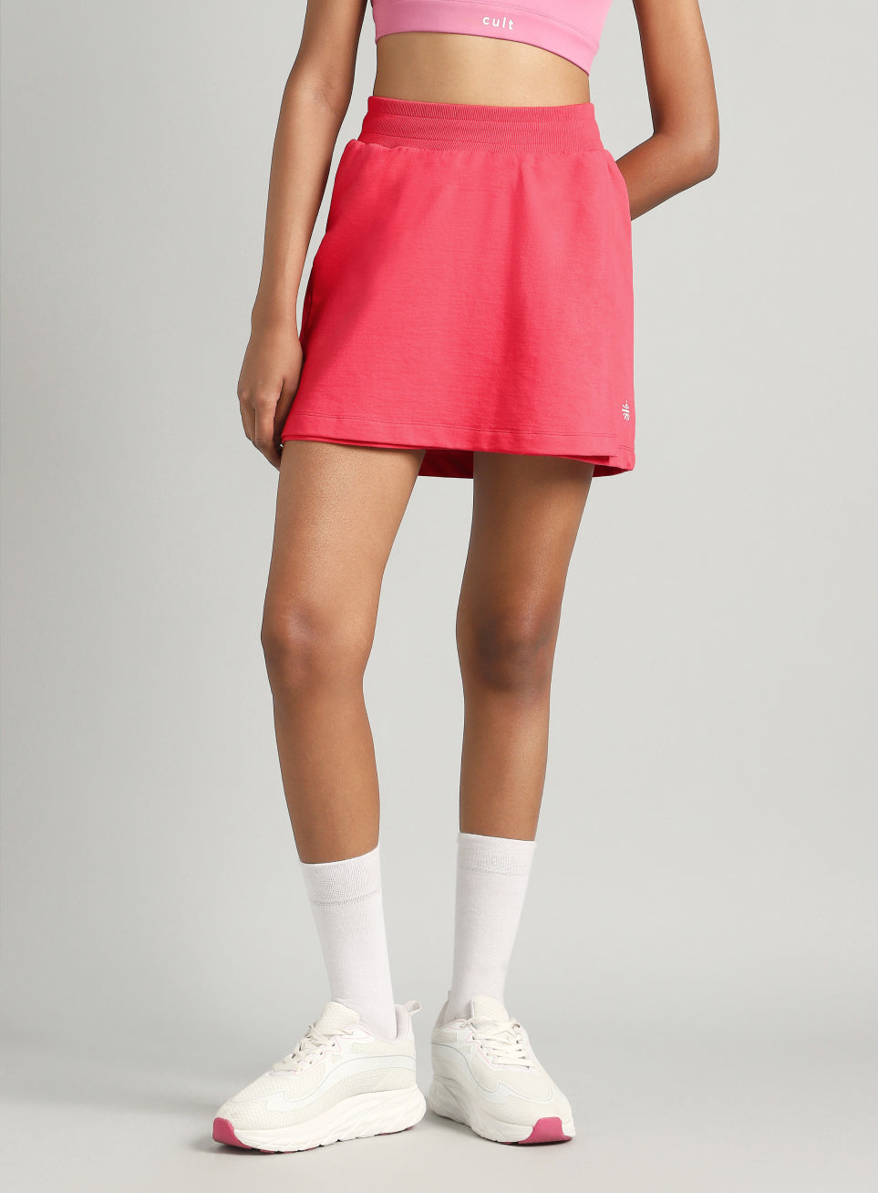 Women's Red All Day Play Skirt