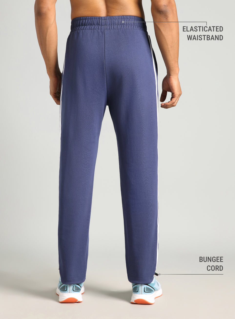 Men's Navy Cult Sporty Move Trackpants