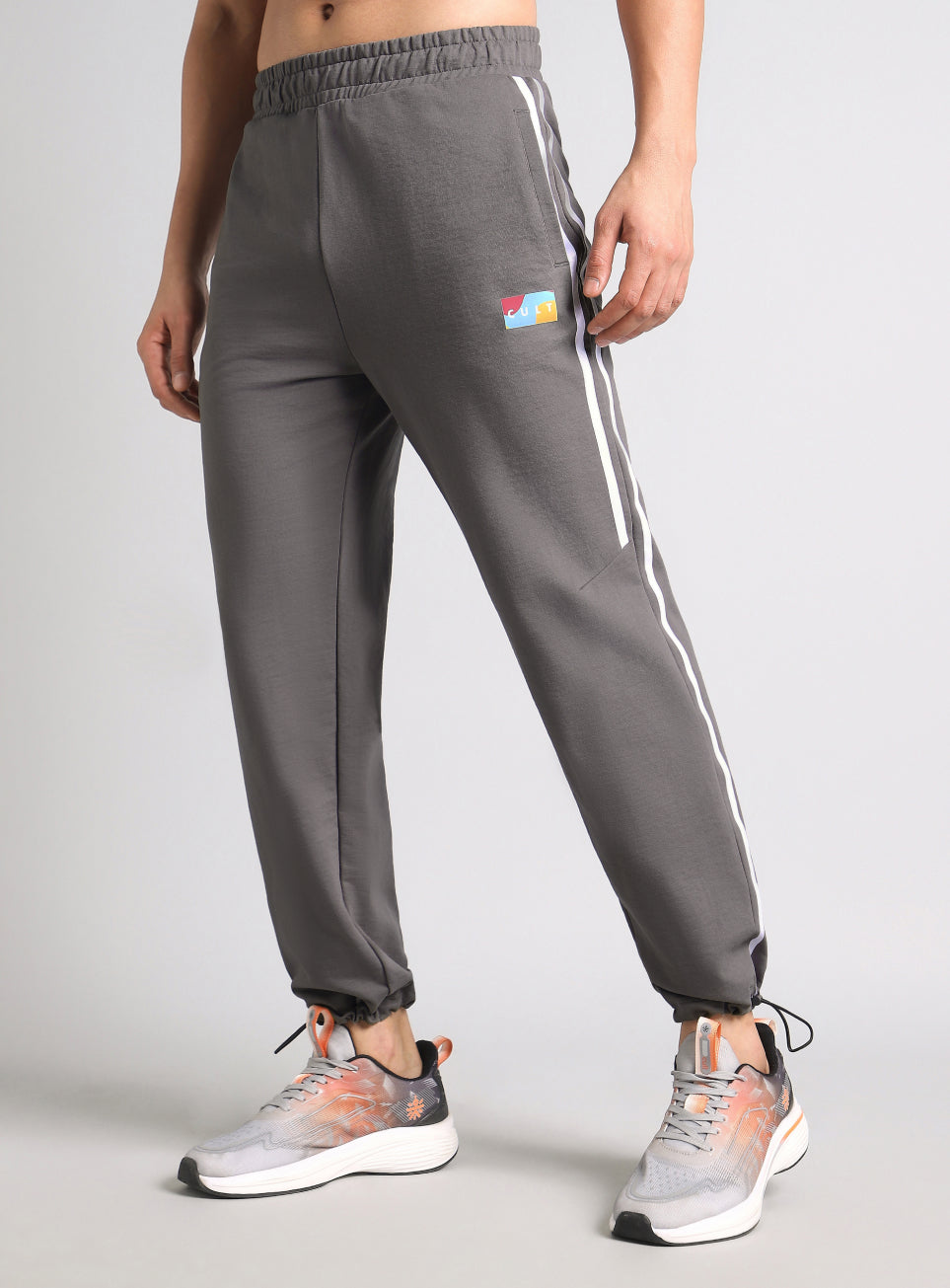 Men's Dark Grey Cult Sporty Move Trackpants