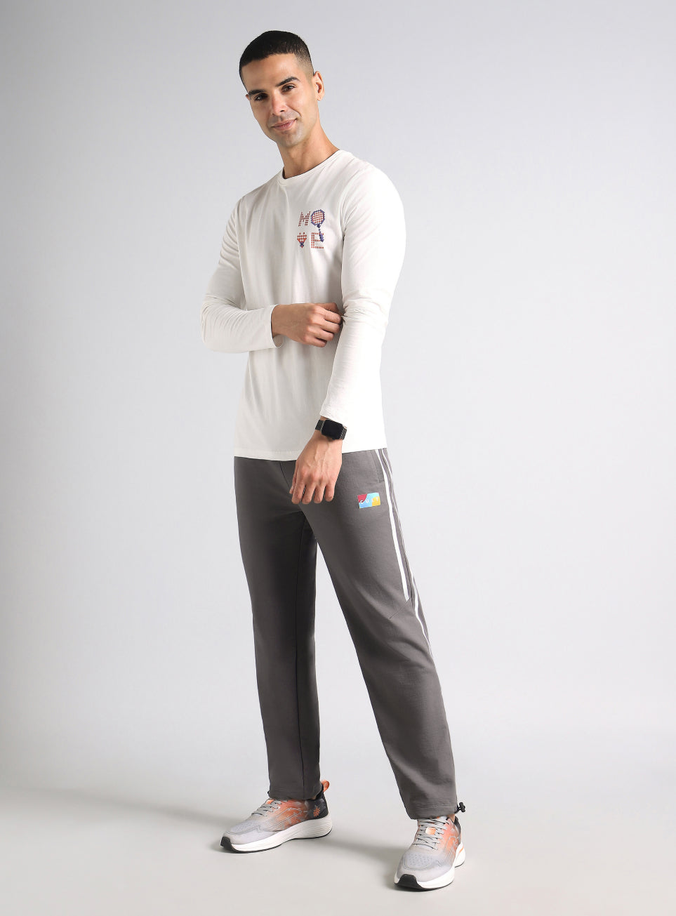 Men's Dark Grey Cult Sporty Move Trackpants